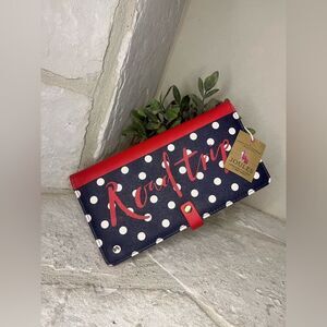 Joules “Road Trip” Navy/red/white highflyer travel wallet NWT